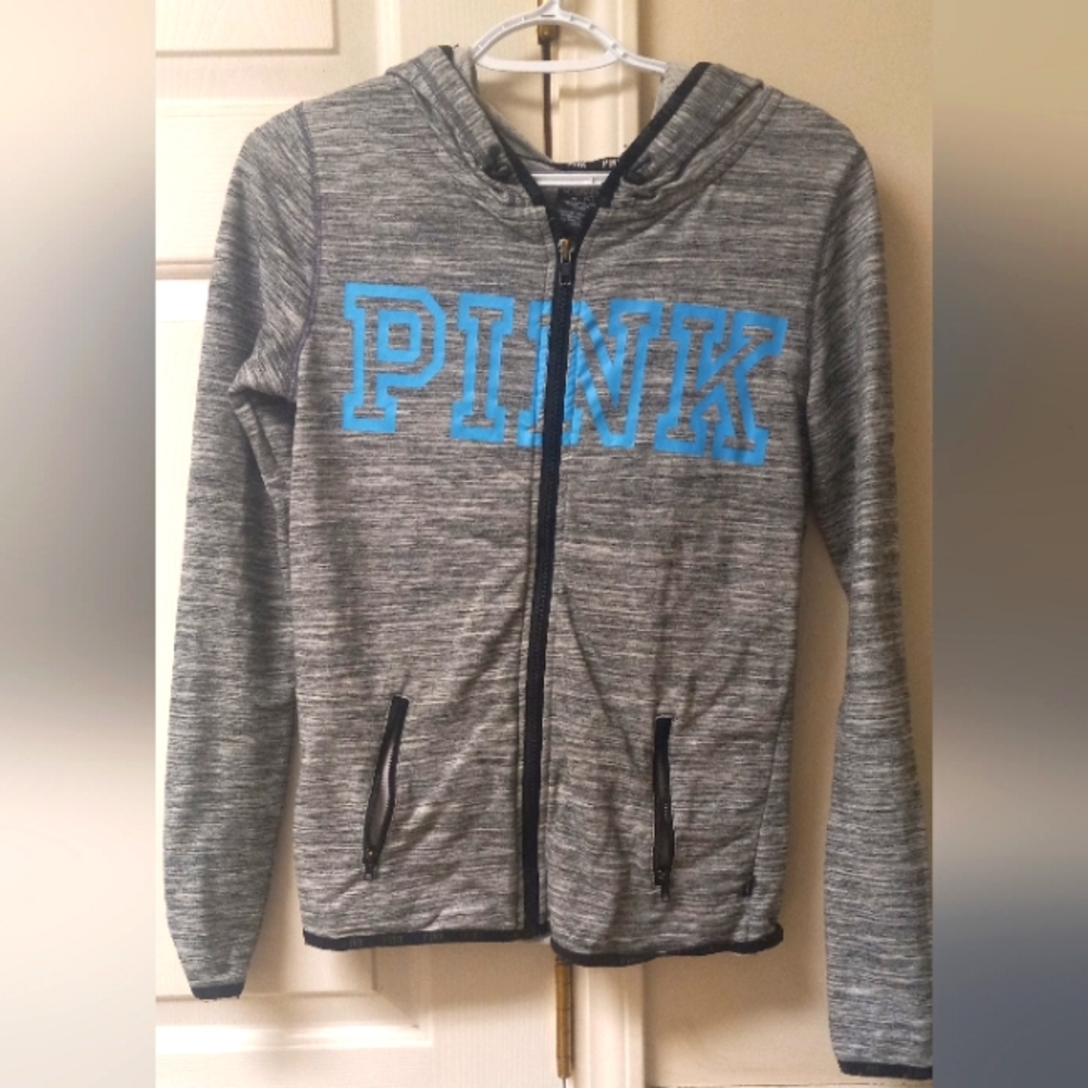 #114 VS Pink Full Zip Jacket💙